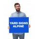 Alpine Yard Signs